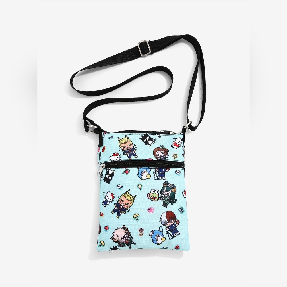 My Hero Academia X Hello Kitty And Friends Passport Crossbody Bag
